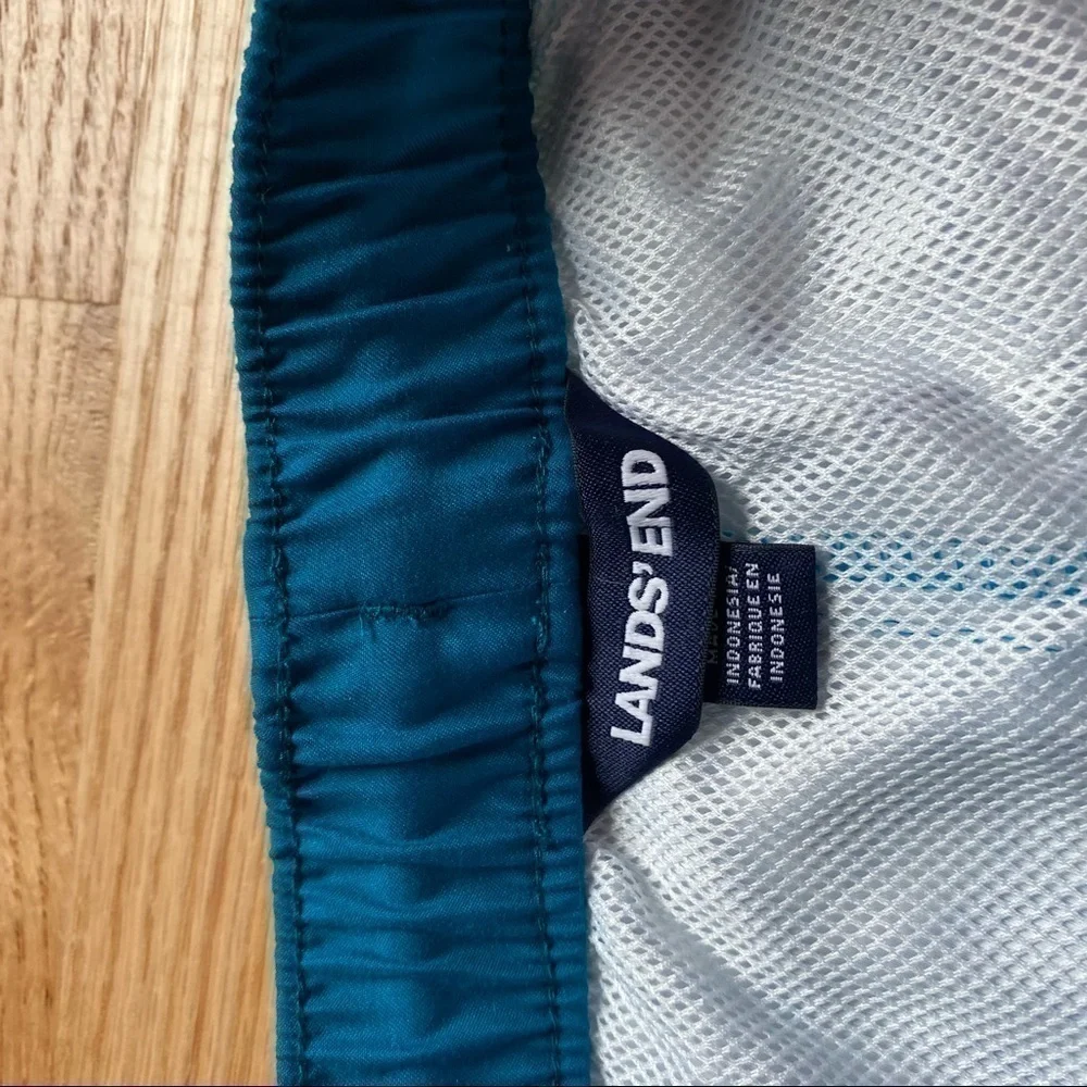 Lands End Large Swim Trunks Board Shorts Boys Kids Youth Bathing Suit